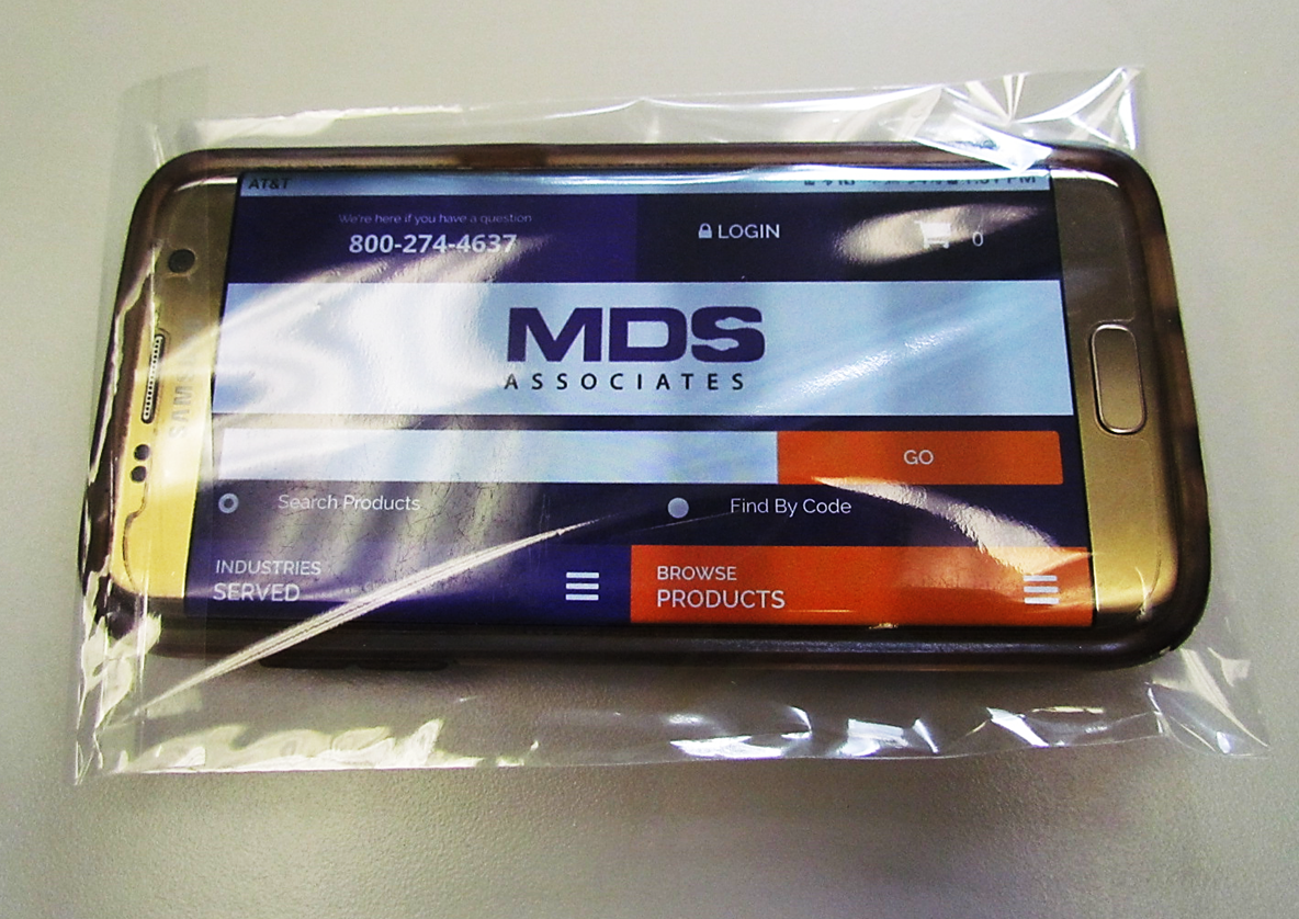 MDS Disposable Protective Poly Cell Phone Covers w/ Resealable Lip Closure